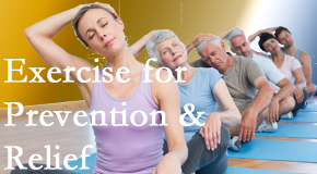 Dr. Butwell recommends exercise as a key part of the back pain and neck pain treatment plan for relief and prevention.
