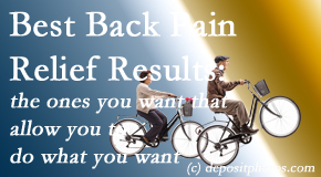 Dr. Butwell works hard to deliver the back pain relief and neck pain relief that spine pain sufferers want.
