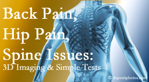Dr. Butwell examines back pain patients for various issues like back pain and hip pain and other spine issues with imaging and clinical tests that influence a relieving chiropractic treatment plan.