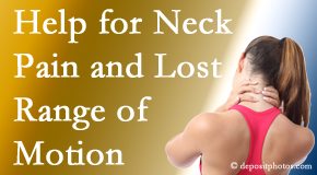 Dr. Butwell helps neck pain patients with limited spinal range of motion find relief of pain and improved motion.