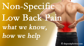 Dr. Butwell describes the specific characteristics and treatment of non-specific low back pain. 
