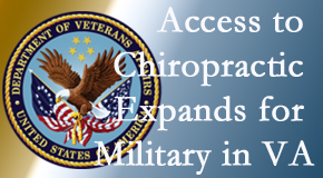 Georgetown chiropractic care helps relieve spine pain and back pain for many locals, and its availability for veterans and military personnel increases in the VA to help more. 
