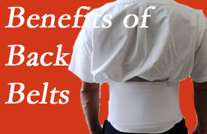 Dr. Butwell offers the best of chiropractic care options to ease Georgetown back pain sufferers’ pain, sometimes with back belts.
