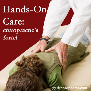 picture of Georgetown chiropractic hands-on treatment