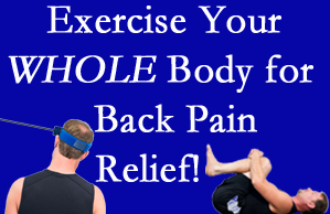 Georgetown chiropractic care includes exercise to help enhance back pain relief at Dr. Butwell.