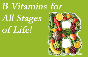  Dr. Butwell urges a check of your B vitamin status for overall health throughout life. 