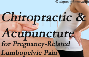 Georgetown chiropractic and acupuncture may help pregnancy-related back pain and lumbopelvic pain.