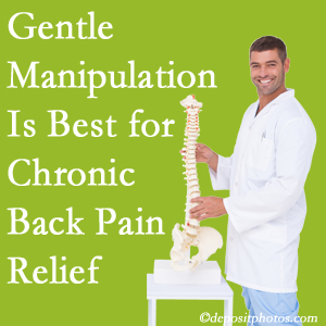 Gentle Georgetown chiropractic treatment of chronic low back pain is superior. 