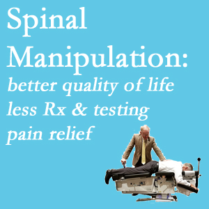 The Georgetown chiropractic care provides spinal manipulation which research is describing as beneficial for pain relief, improved quality of life, and decreased risk of prescription medication use and excess testing.