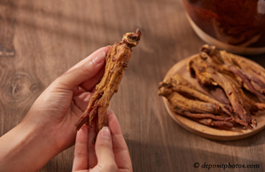 Georgetown chiropractic nutrition tip: picture of red ginseng for anti-aging and anti-inflammatory pain